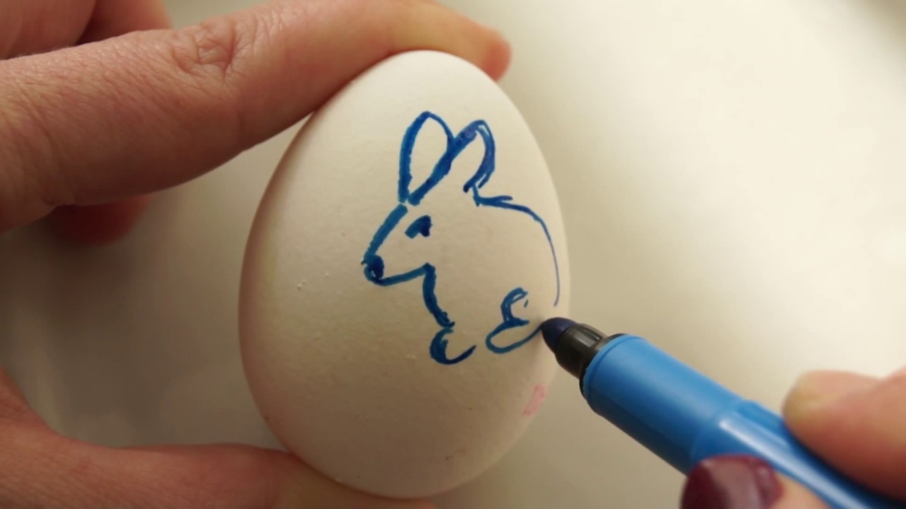 Ostereier bemalen I Osterhase K&uuml;ken und Schaf malen I Eier gestalten