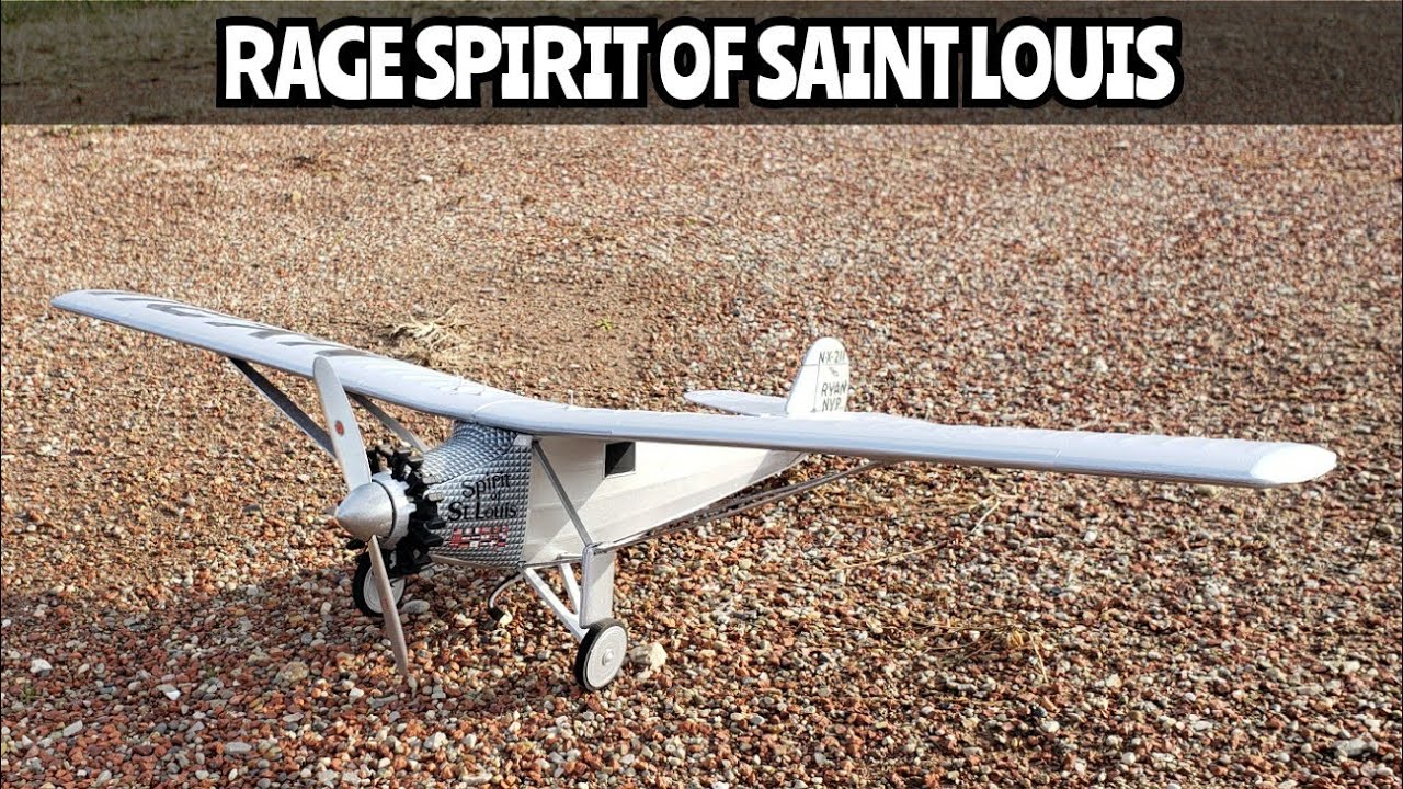Rage Spirit of St. Louis unboxing and first flight