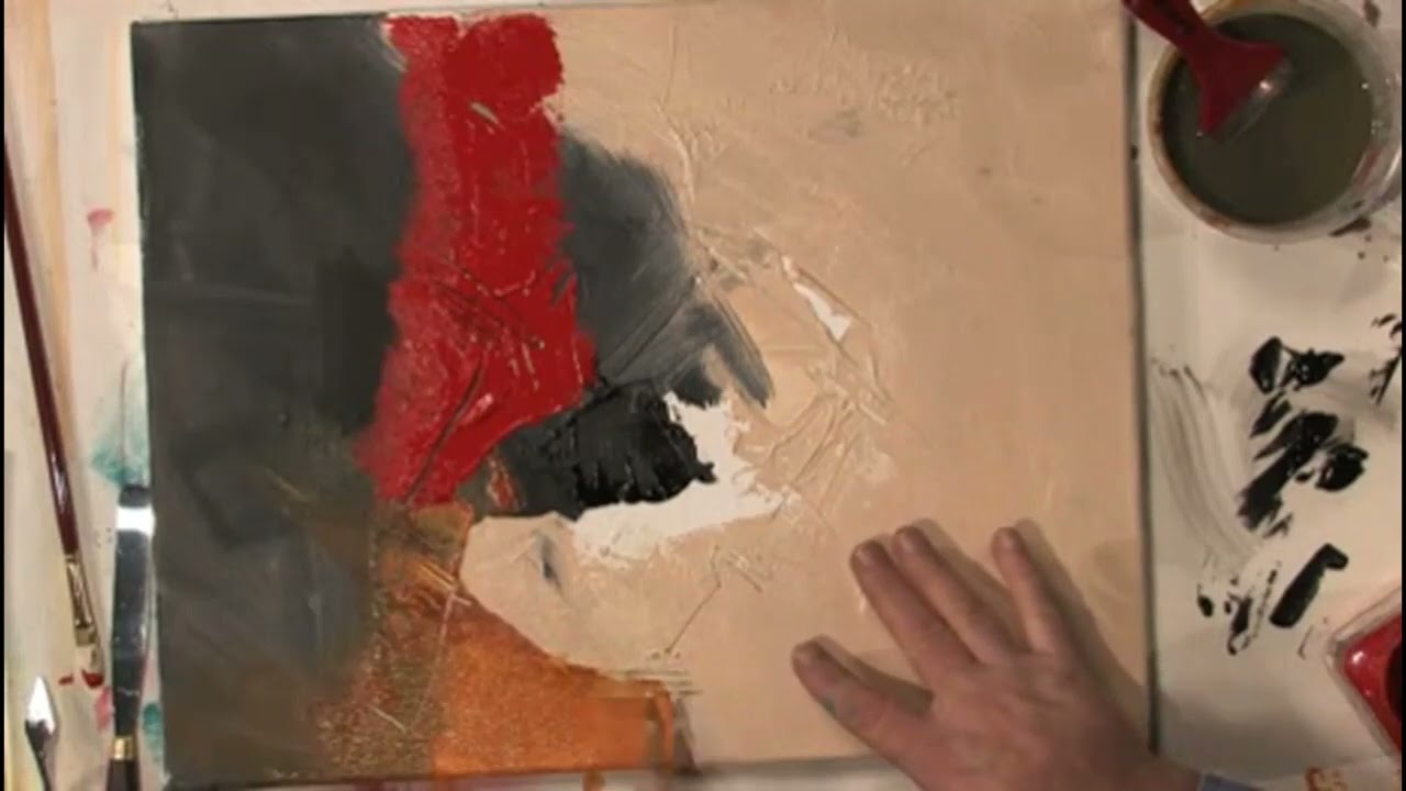 How To Do Sgraffito In Acrylic