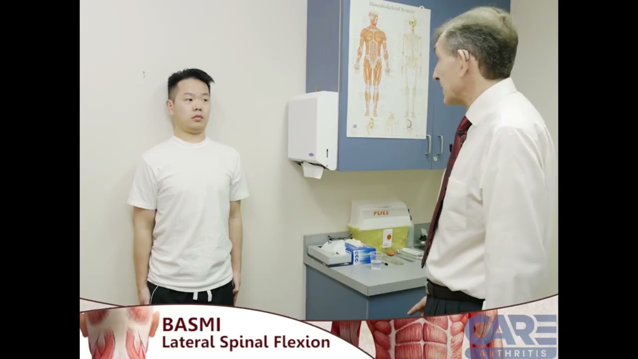BASMI Lateral Spinal Flexion (Polish)