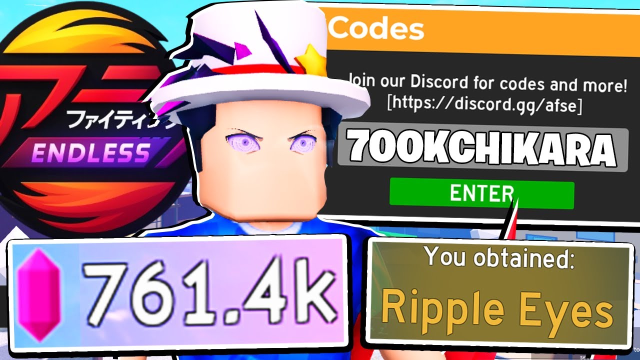 All 35 BLOODLINE 700K CHIKARA CODES IN ANIME FIGHTING SIMULATOR ENDLESS