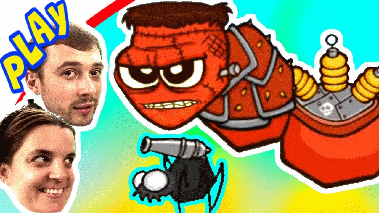БолтушкА и ПРоХоДиМеЦ встречают БОССА Гусеницу! #348 - игра Боегусени