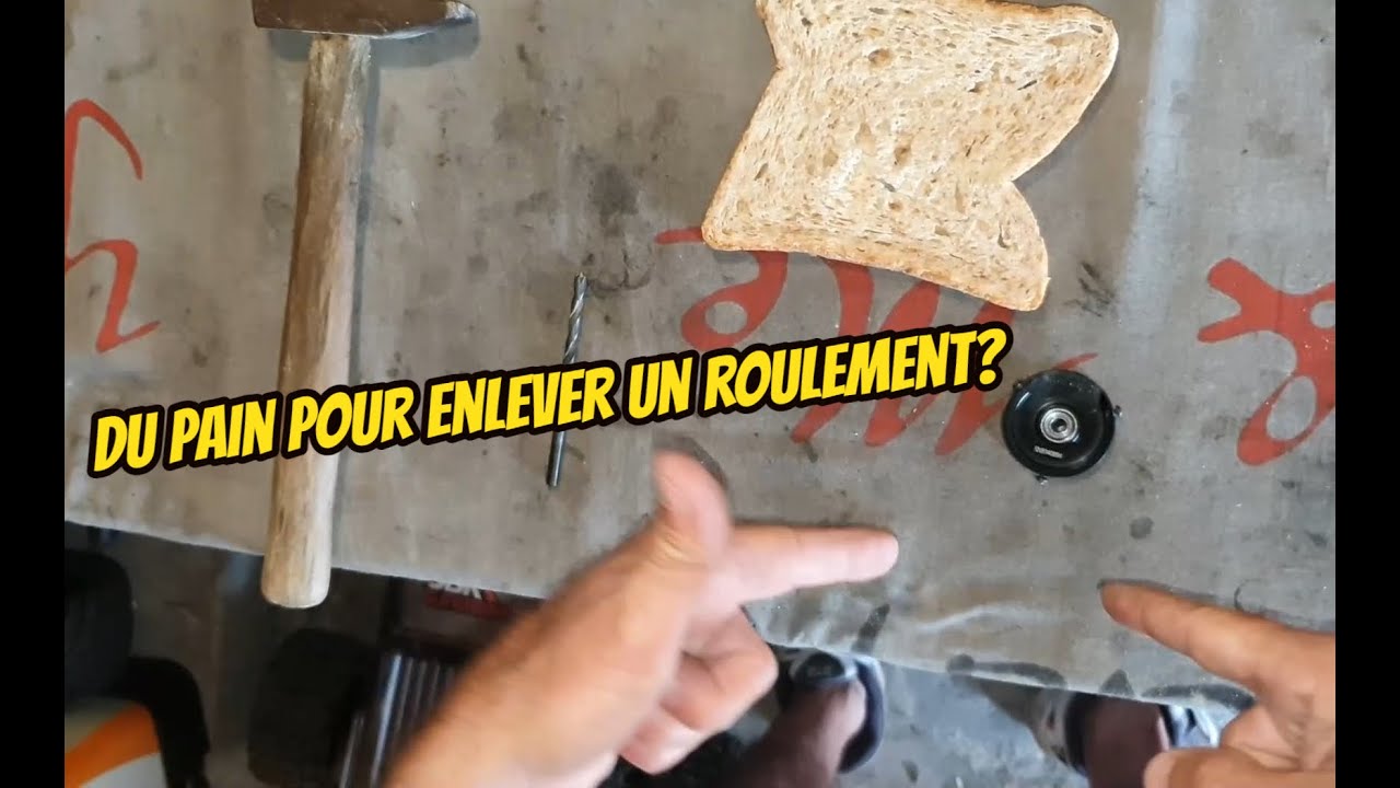 comment retirer le roulement du carter moteur: la mie de pain ça marche ou pas !?
