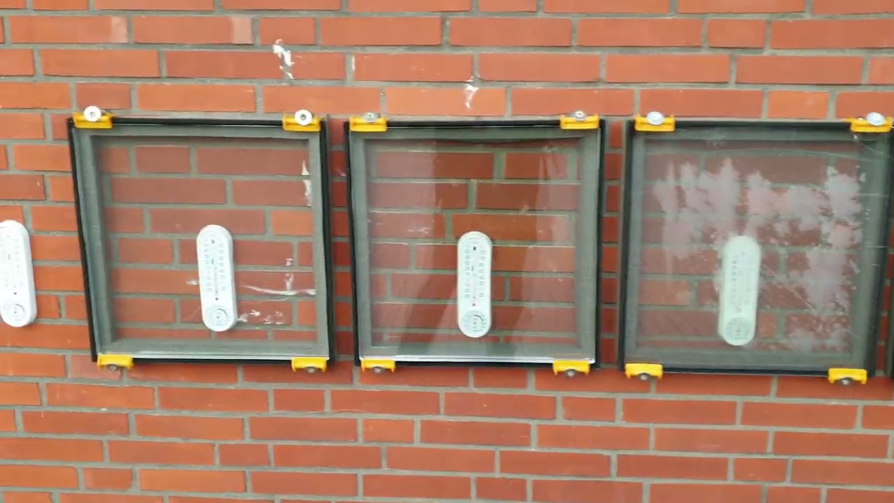 GlasWop - Erkl&auml;rvideo - Isolierglas, Thermopane, W&auml;rmeschutzisolierglas Vergleich in der K&auml;lte