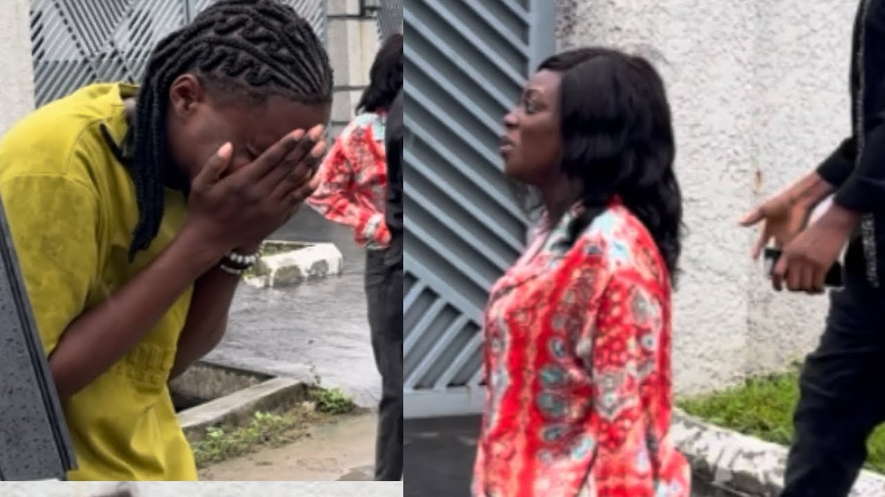 Grace cried under rain asking for her boyfriend’s forgiveness