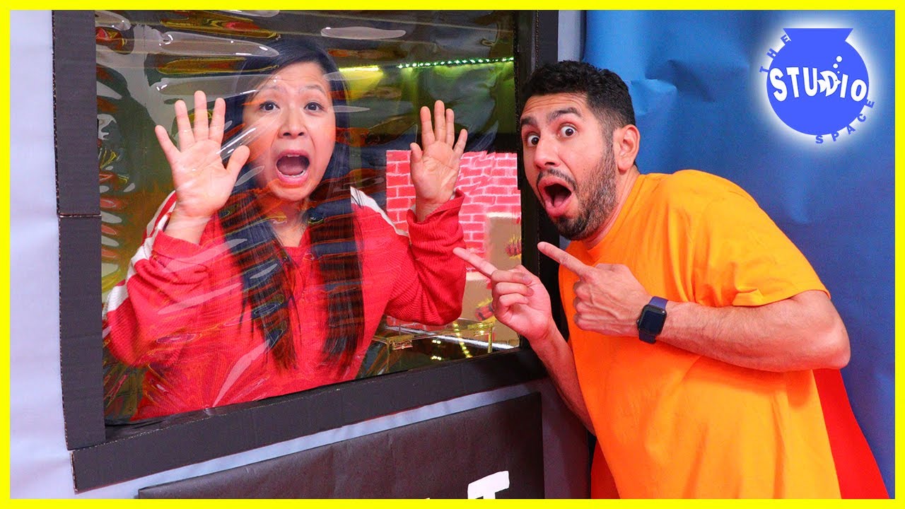 Ryan's Mommy LOCKED IN Giant Secret Spy Box Fort Vault! Can she ESCAPE!?