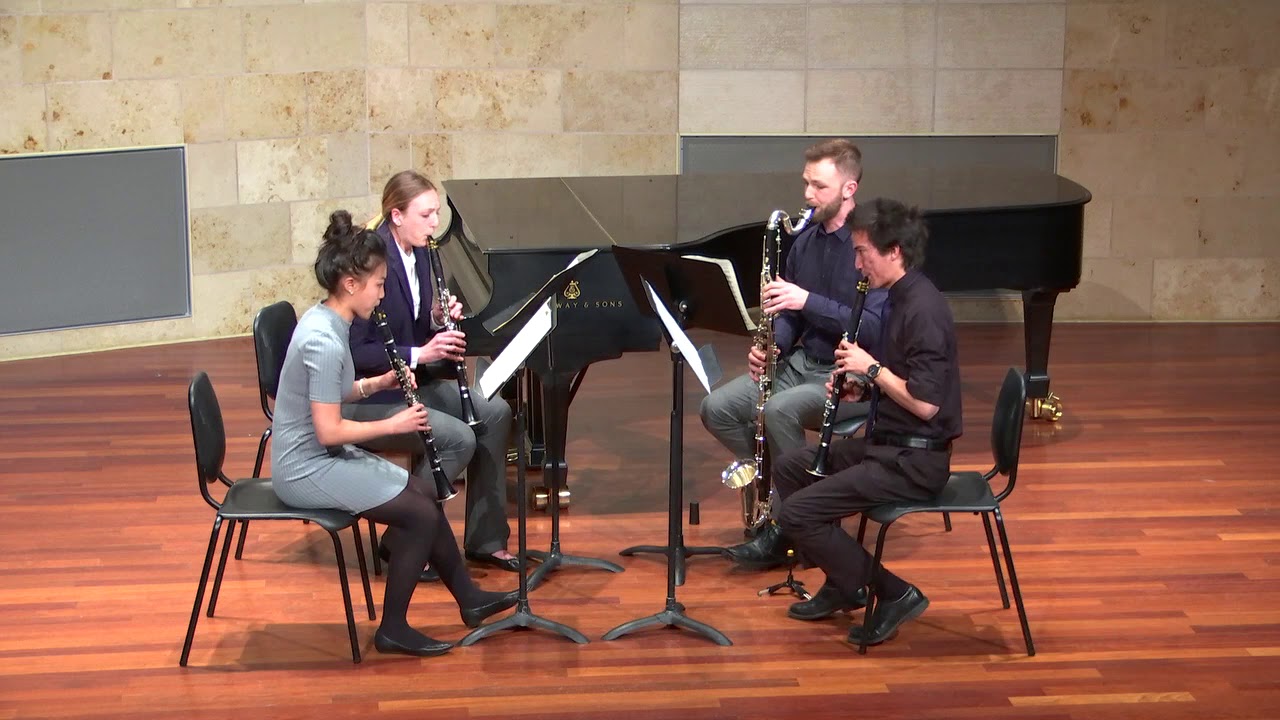 Alfred Uhl "Divertimento" clarinet quartet