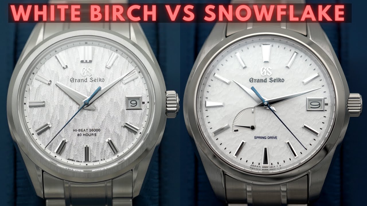 Grand Seiko White Birch SLGH005 и Snowflake SBGA211 — обзор и сравнение | Carat & Co.