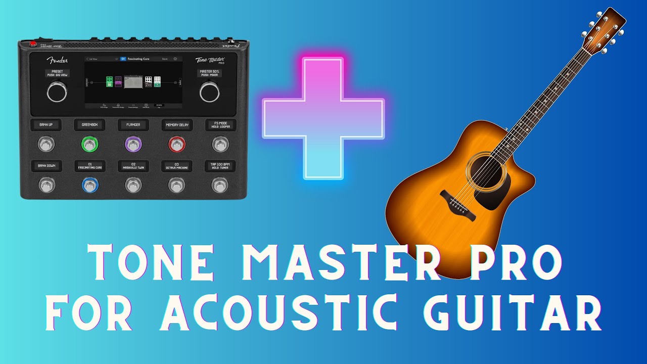 Fender Tone Master Pro For Acoustic Guitar...