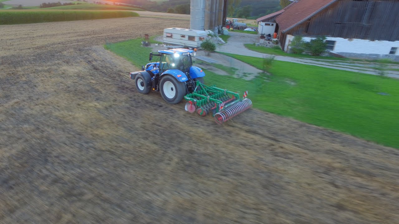 New Holland T6.180 mit Regent Orkan 3000 (4K)