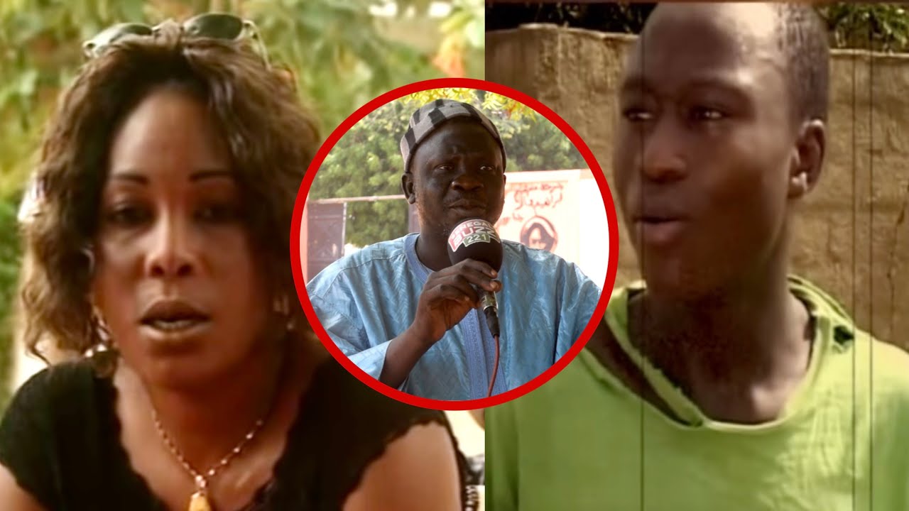 presque en larme, Ngoury artiste comédien.....'' lou ma gueune mét ti moy décés Mame ba ak kadér...'