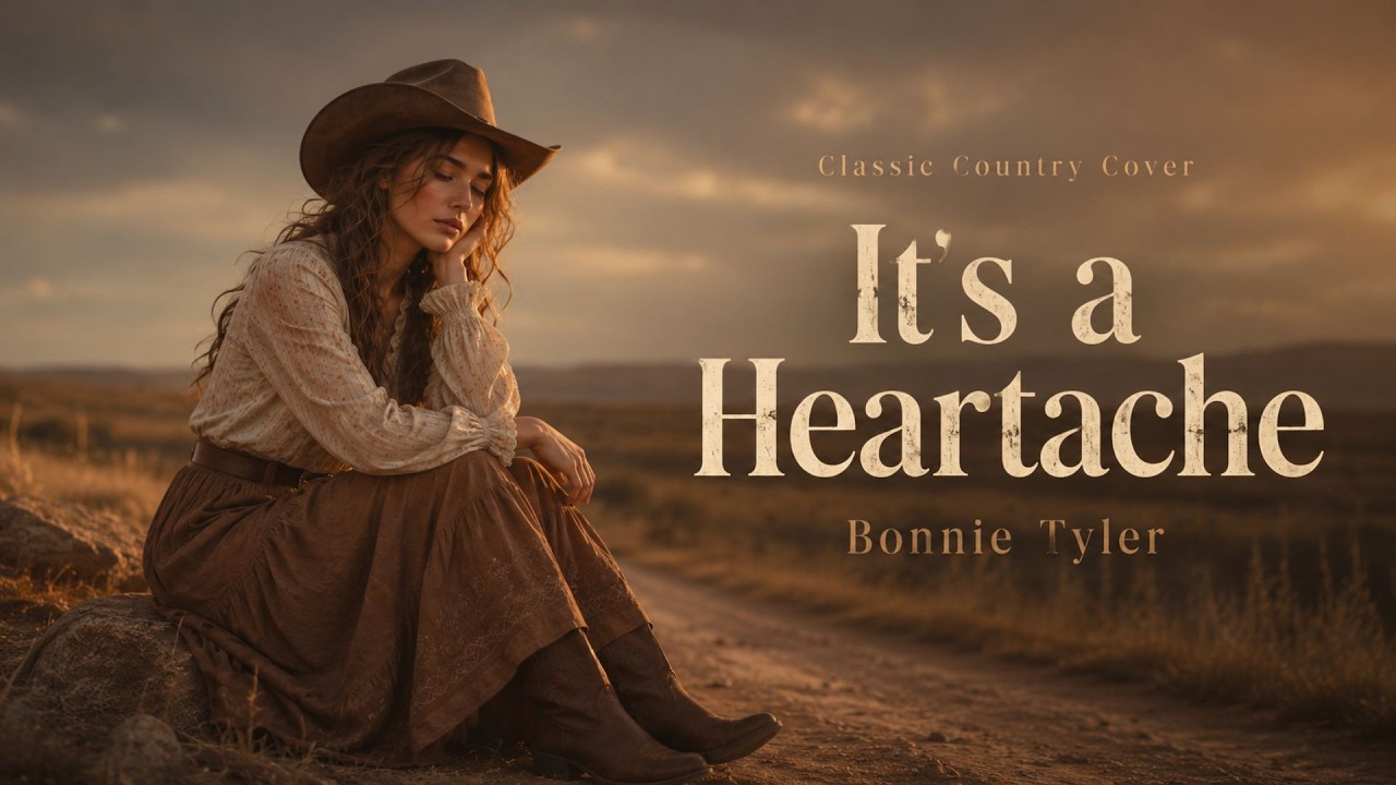 It&rsquo;s a Heartache - Bonnie Tyler Lyrics | Emotional Country Cover | Dusty Road Classics