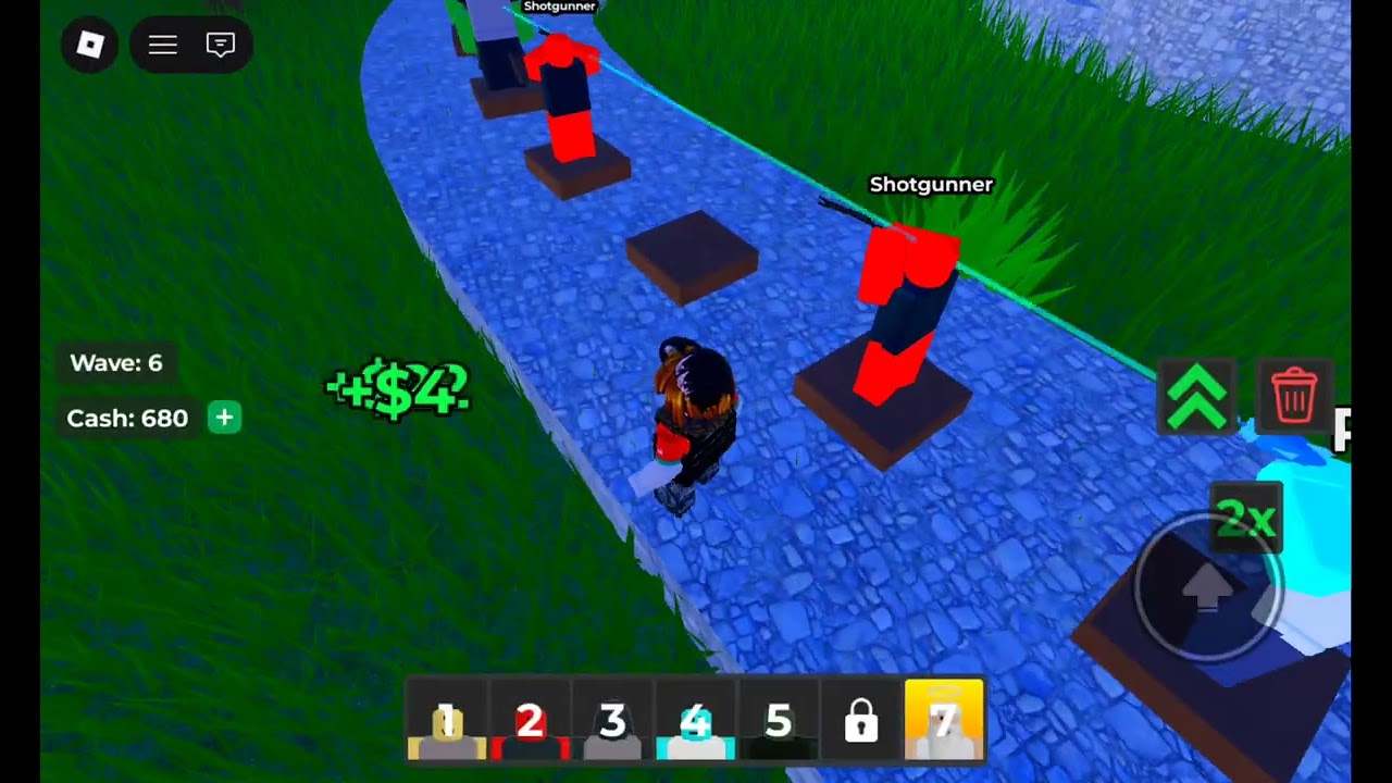 Gametesting/Playing zombie tower defense (my first vid) made by Rodev