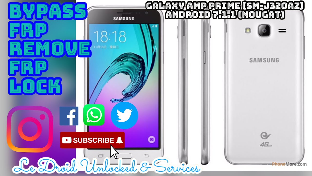 Koman pou retire id sou Samsung Galaxy Amp Prime (SM-J320AZ) san òdinatè Bypass FRP