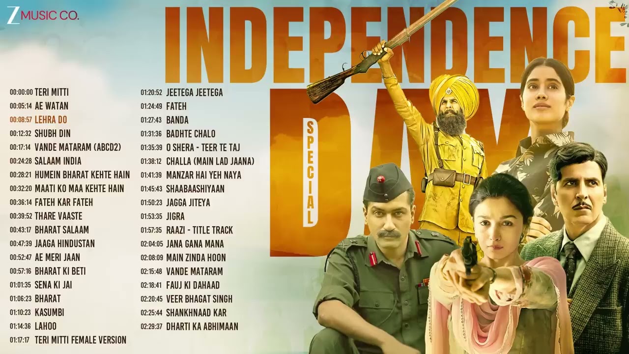 Best Patriotic Songs Non-Stop - Independence Day Special | Teri Mitti, Ae Watan, Lehra Do & More