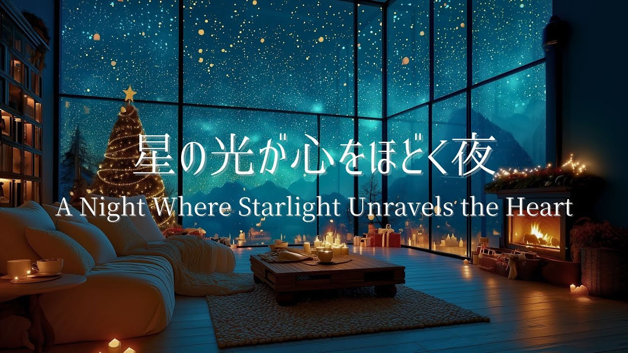 【冬のピアノ】星のきらめきが心をほどき、深い静けさに満たされる夜｜リラックス・夜のリセット用