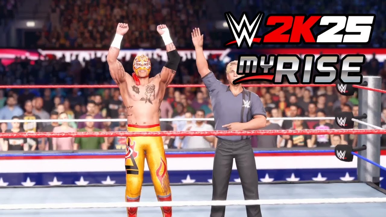 WWE 2K25 MyRISE — финал WrestleMania