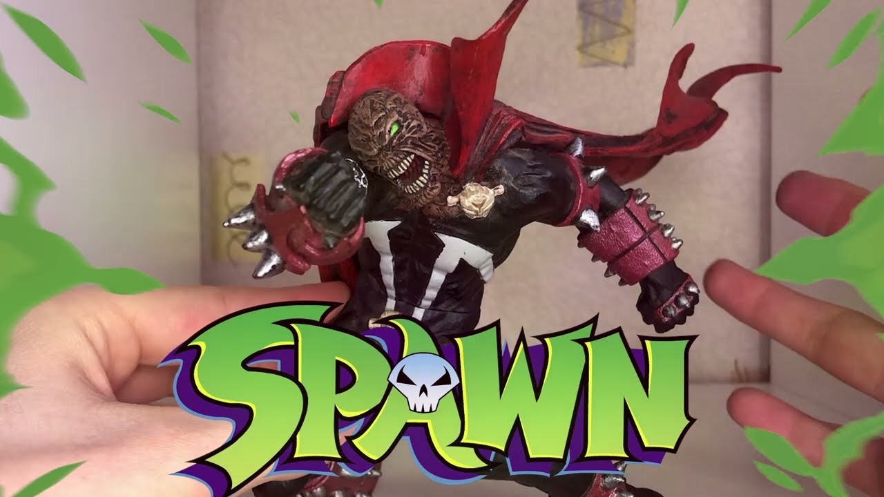 2004 The Art of Spawn: Spawn vs  Cy-Gor (Spawn statue) Review