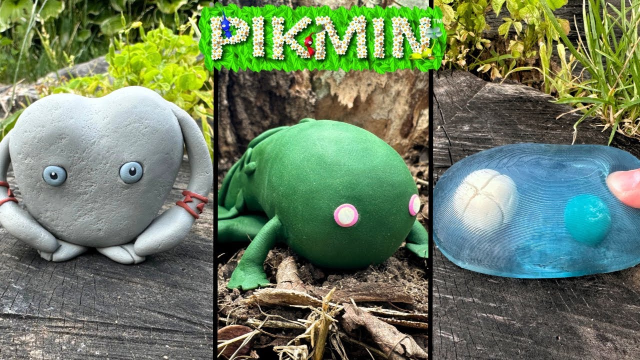 All Secret Pikmin Bosses - Polymer Clay Tutorial