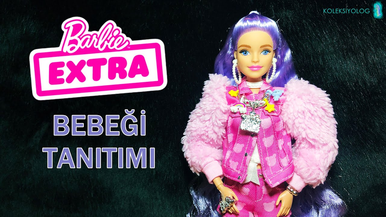 Barbie Extra Bebekleri Barbie Extra Mor Saçlı Barbie Bebek Açılımı