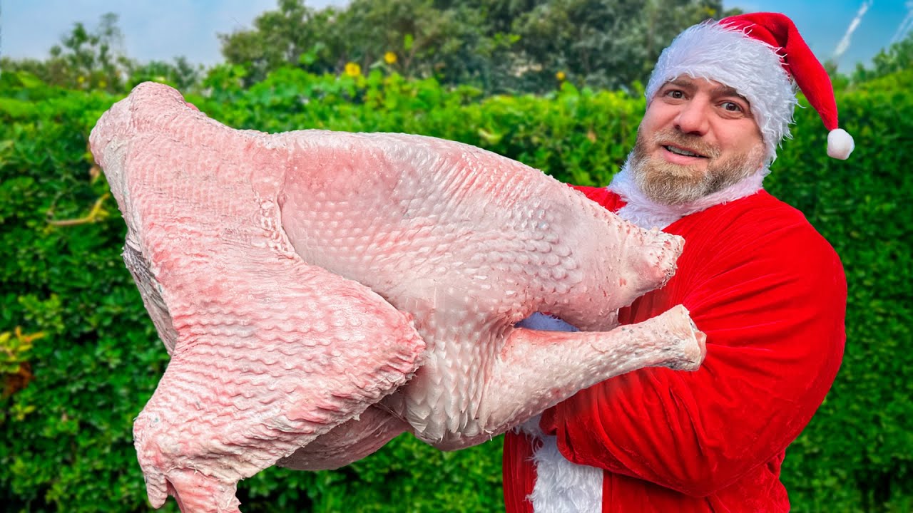 Самая сочная новогодняя индейка в истории 🦃🔥 Уютная зимняя деревенская кухня