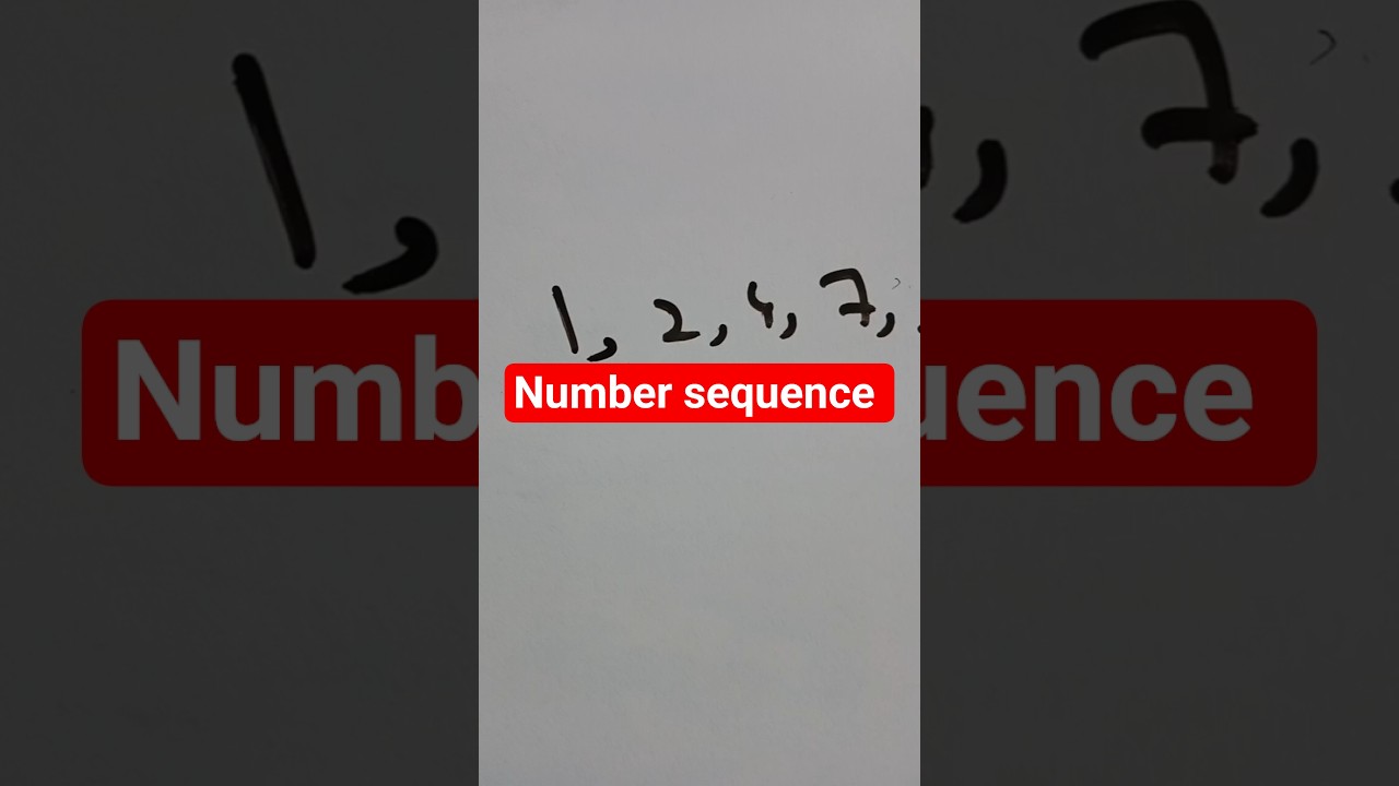 Number sequence & pattern