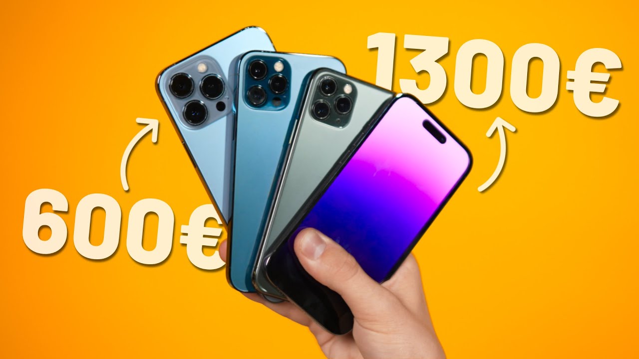 XXL-Vergleich: iPhone 14 (Pro) vs iPhone 13, 12 & 11