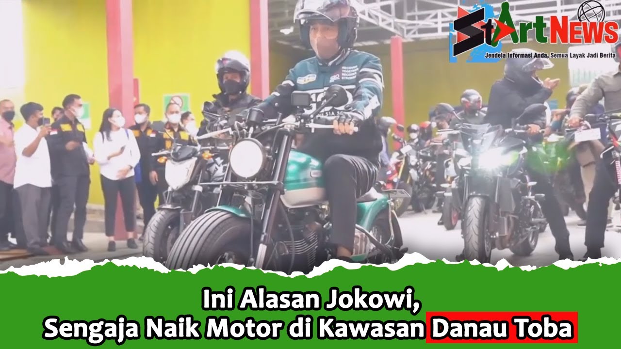 Ini Alasan Jokowi Sengaja Naik Motor di Kawasan Danau Toba | #StArtNews