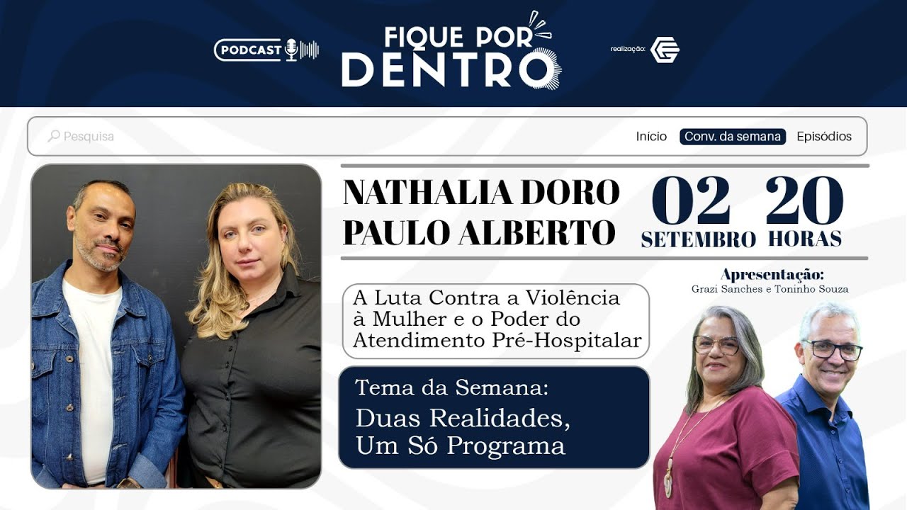 #05- Nathalia Doro & Paulo Alberto Duas Realidades,Um Só Programa:A Luta Contra a Violência à Mulher