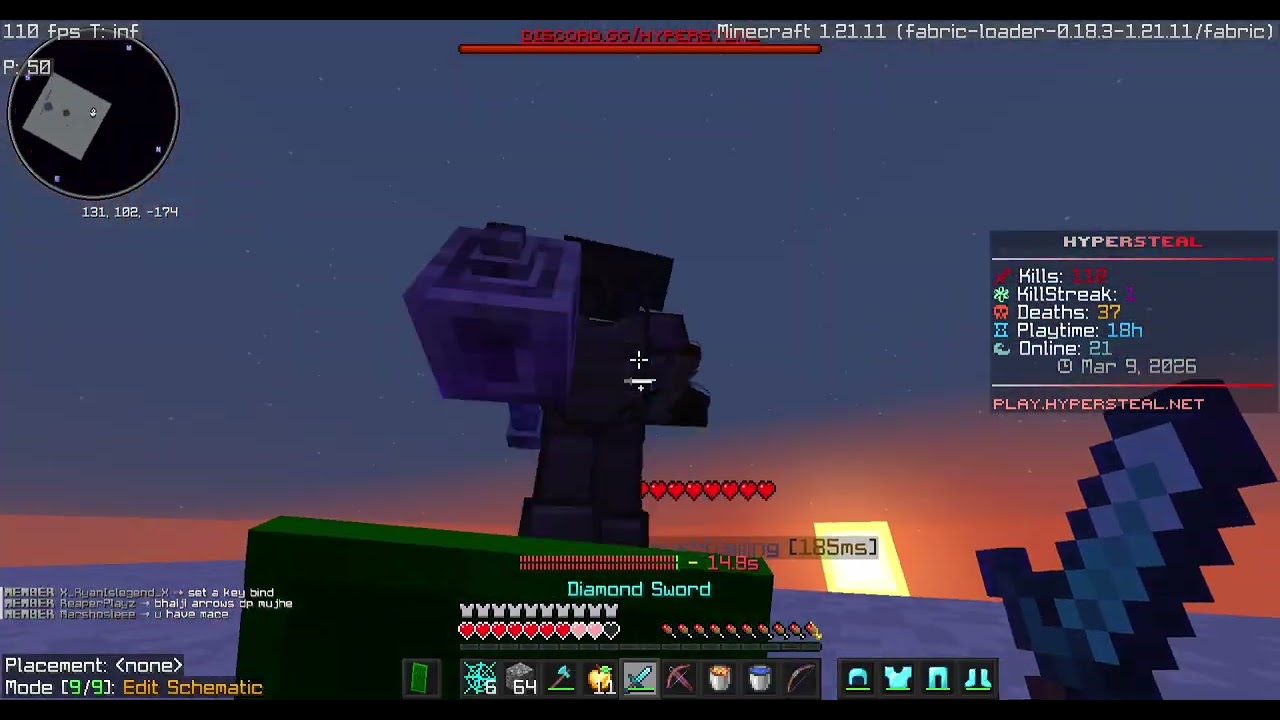 The Time i got Kit Abused in uhc (not the servers fault)