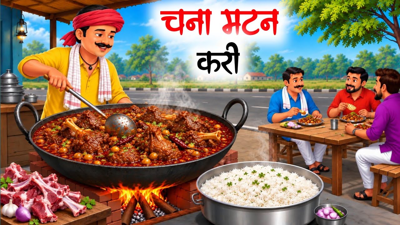 स्पाइसी चना मटन करी वाला | Chana mutton curry wala | hindi kahani | hindi moral stories | kahaniyan 