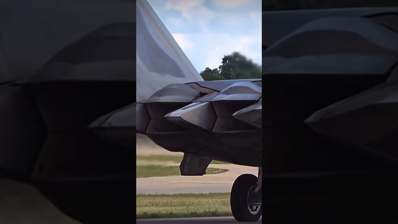 F-22 Raptor | Pratt & Whitney Engines + Thrust Vectoring = 🔥🇺🇸🦅 #f22