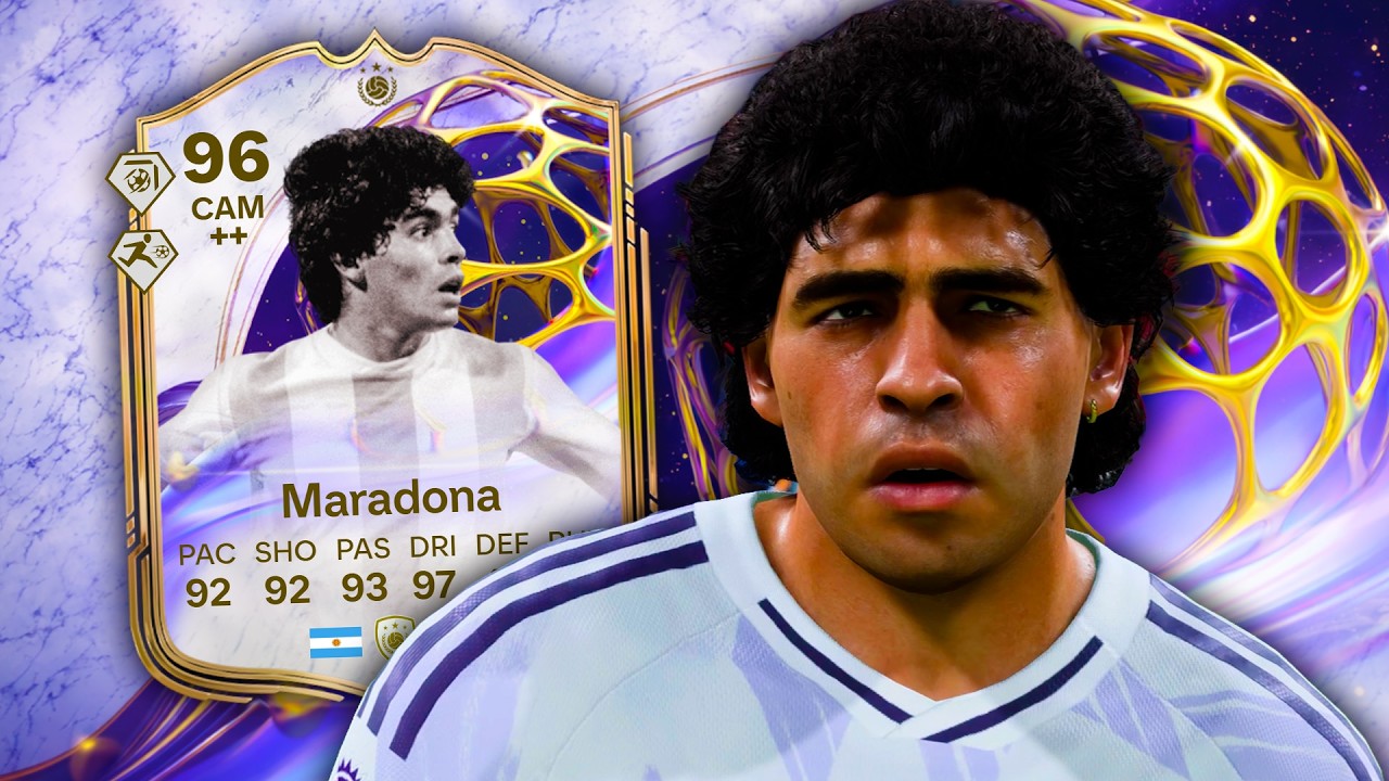 Обзор игрока 96 Future Stars Icon Maradona FC 26