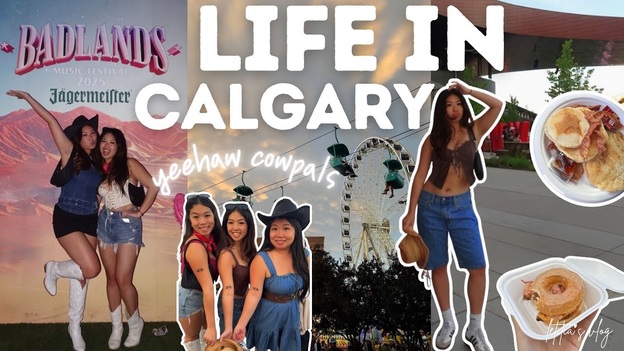 life in calgary🐎: everything i ate at stampede, zedd @ badlands, pancake breakfast | letitia’s 2025