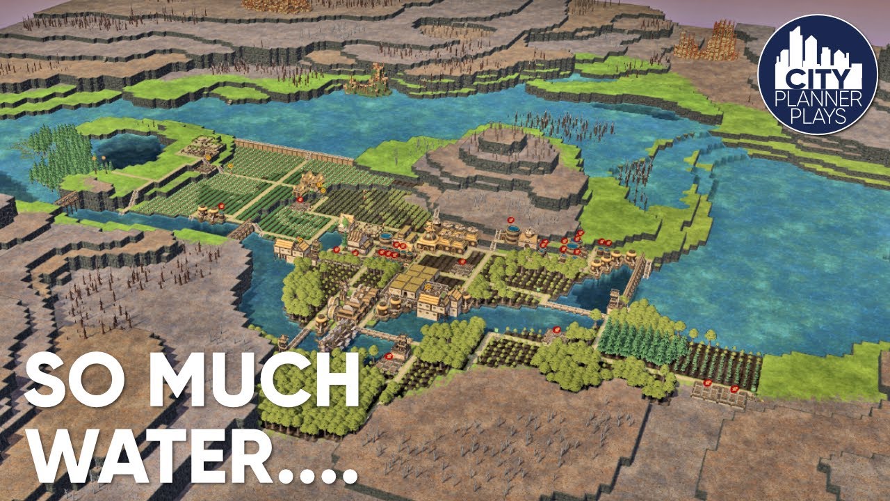 Flooding the Entire Map for Farmland in Timberborn! (ep. 3)