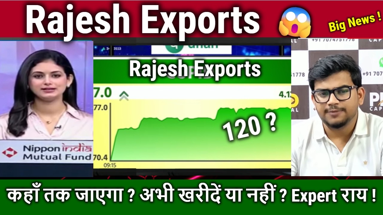 Rajesh Exports share latest news,buy ?analysis,why rajesh exports share is fall ?,price target 2026