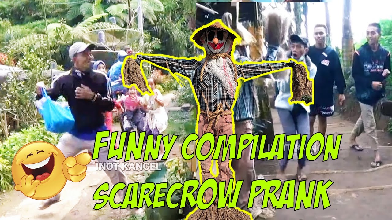 KUMPULAN VIDEO ORANG KAGET YANG LUCU || SCARECROW PRANK