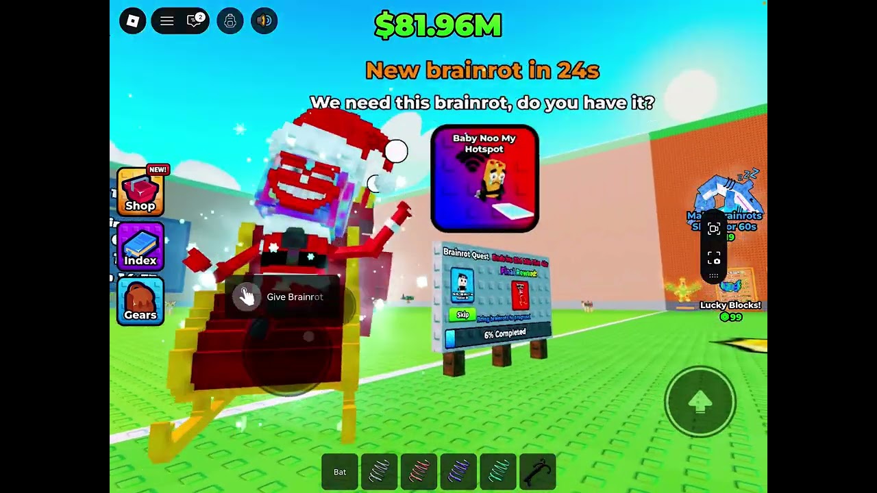 I play don’t steal a baby brainrot on roblox