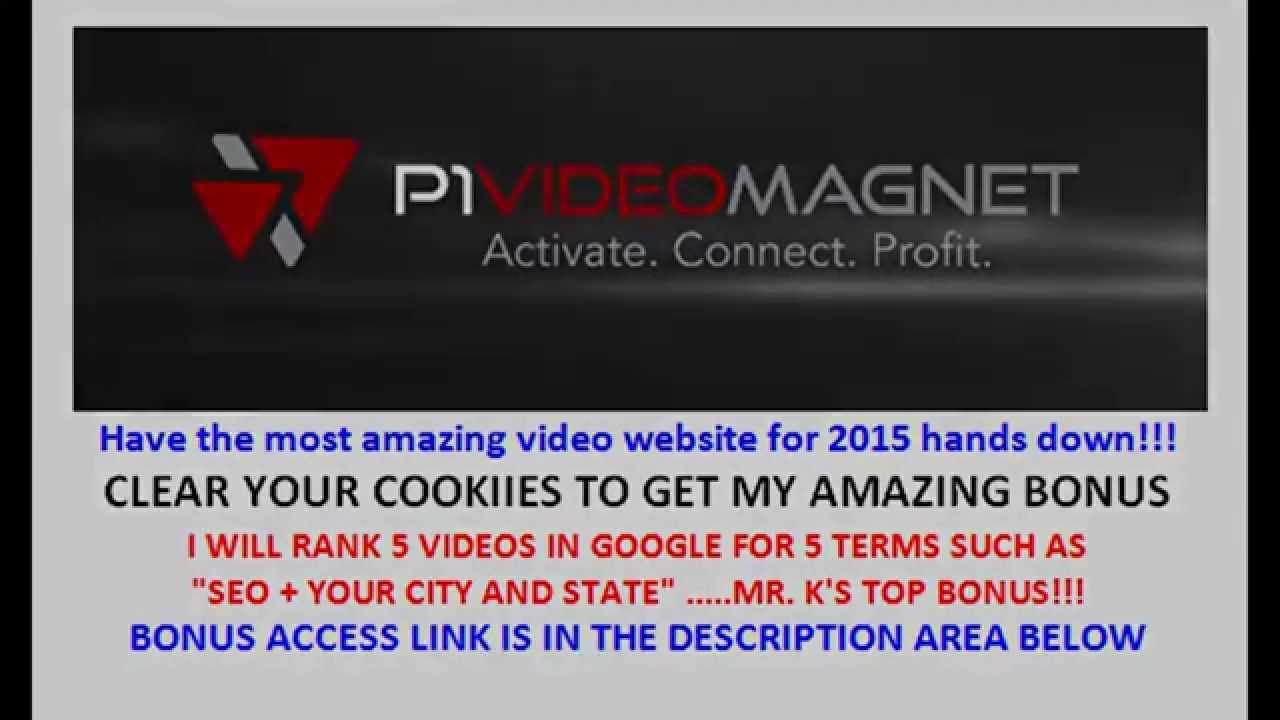 P1 Video Magnet Demonstration | BEST 500 Bonus