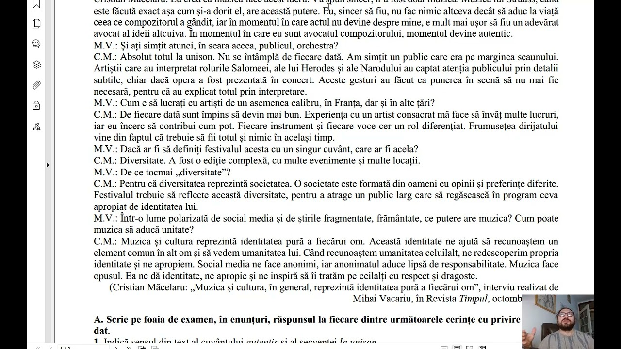 Rezolvare Simulare Bacalaureat Iasi-Decembrie 2025