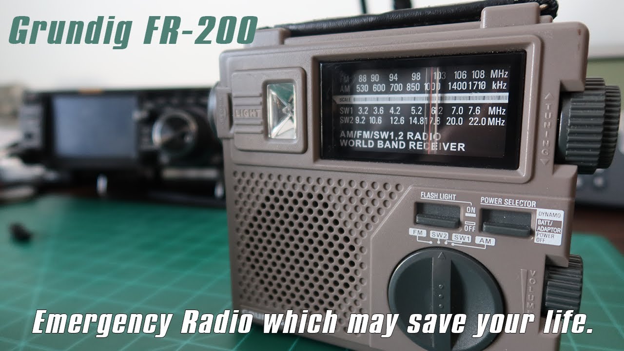 Grundig FR-200 - Uses and Feature Discussion - Everyone Needs An Emergency Radio #TNHR