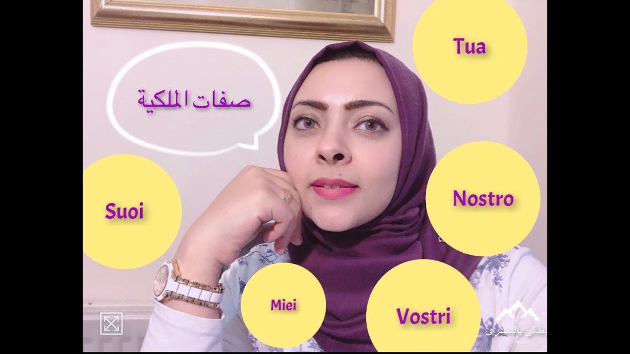 Aggettivi possessivi كورس القواعد A1