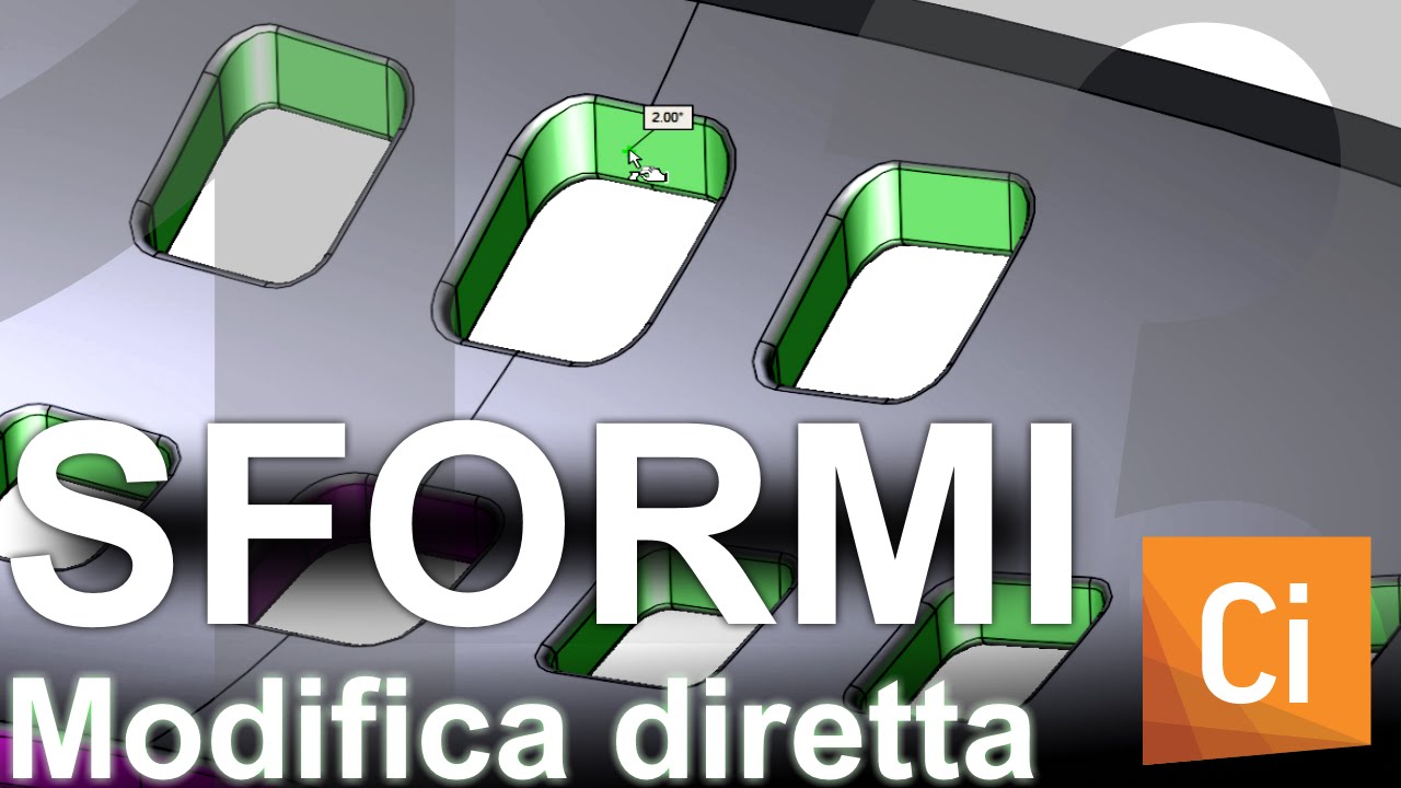 Cimatron 13 - Modifica diretta degli Angoli di Sformo