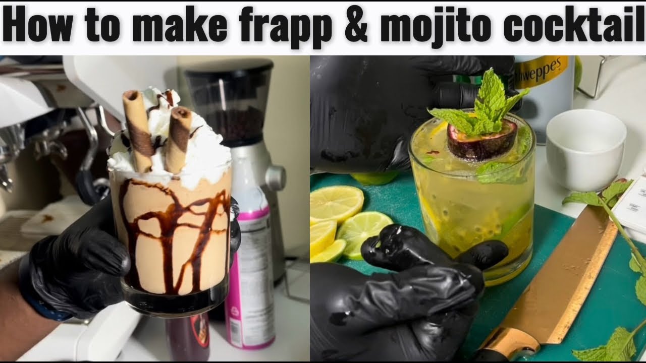 How to make frapp and juice Mojito 