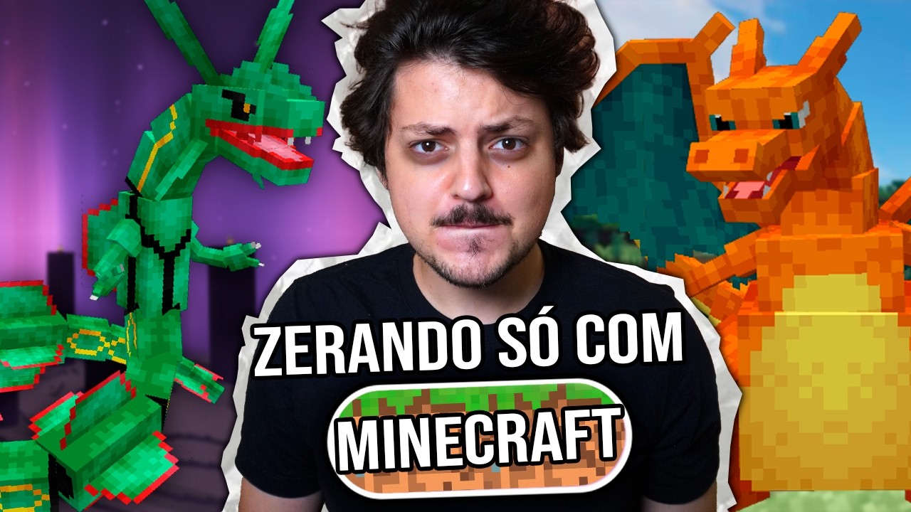 DÁ pra ZERAR Pokémon SÓ que no MINECRAFT!??! 🌍💚