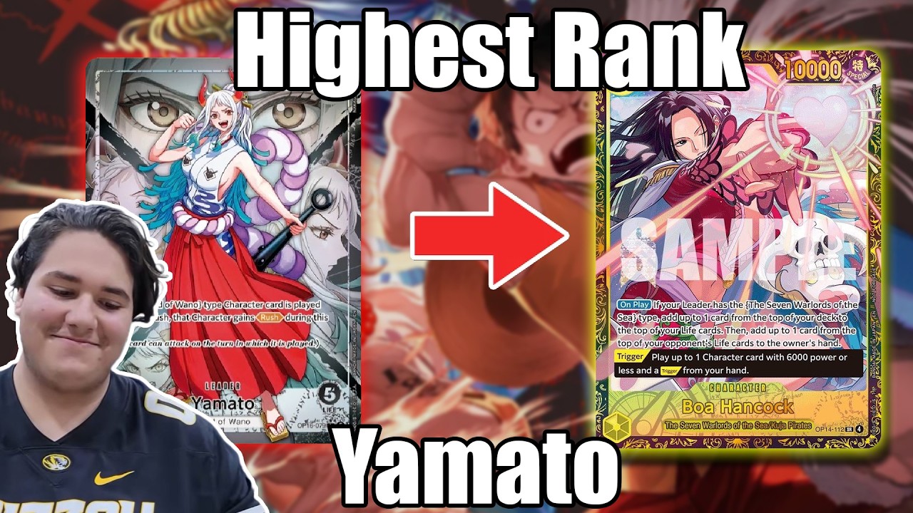 [OP16] Black Yamato Top 64 Peoria Regional Highest Ranking | One Piece Card Game