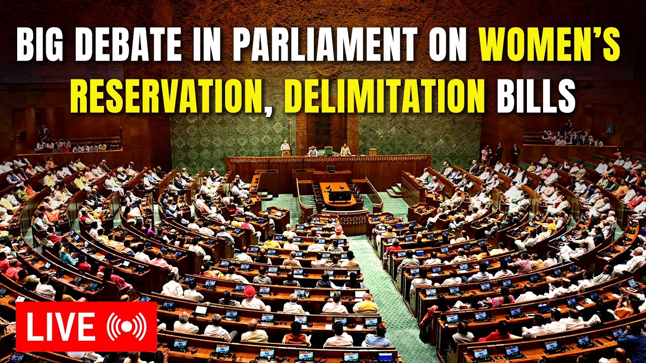 Parliament Special Session LIVE: Big Debate in Parliament on Women's Reservation, Delimitation Bills