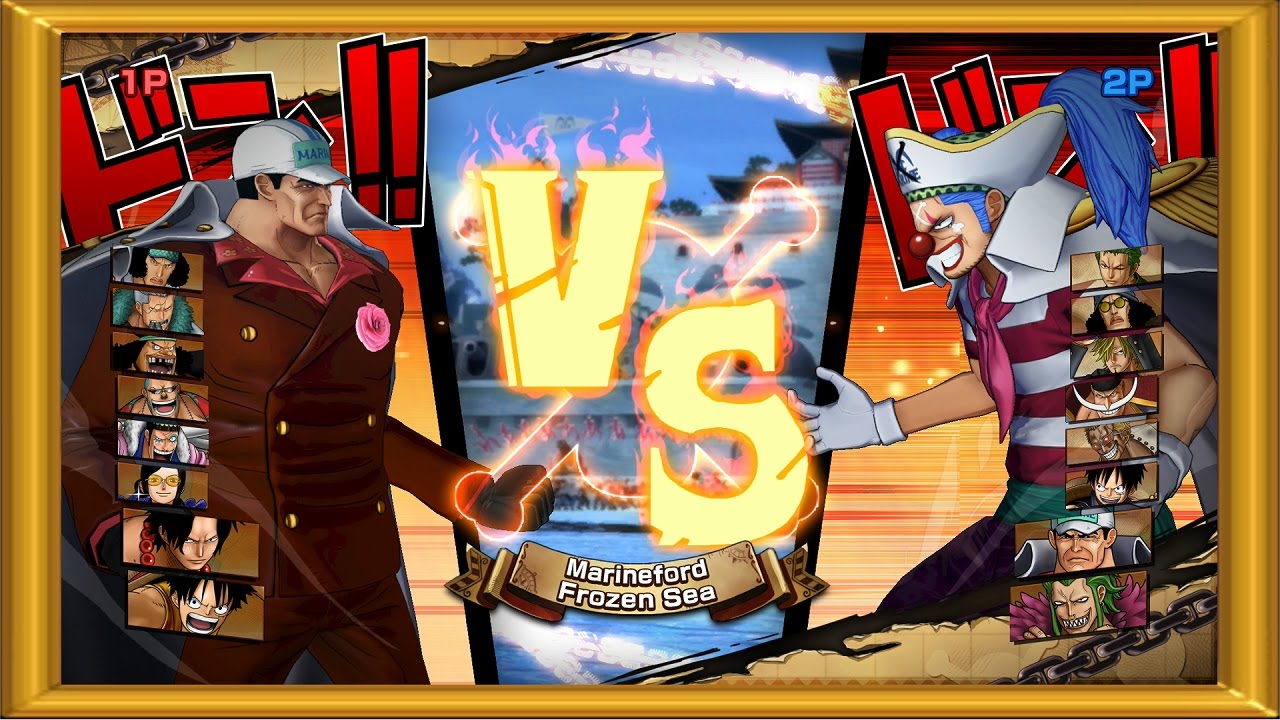 One Piece Burning Blood | 2 Players Gameplay - 9 VS 9 | ALL RANDOM #12