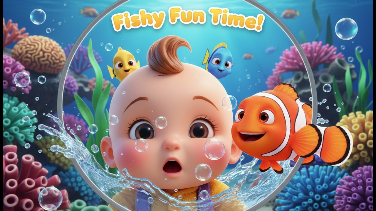 Contando Peces Bajo el Mar 🐠🌊 | Canciones infantiles en español | Baby Song Español para Niños