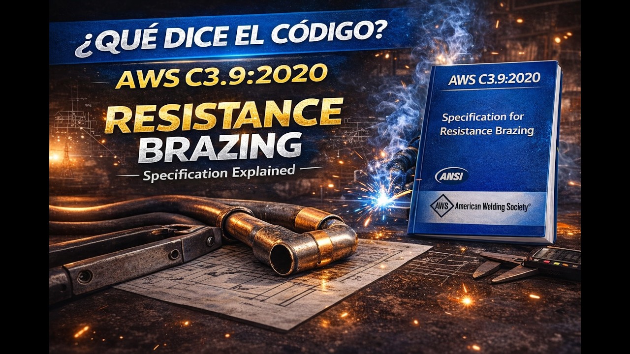 ¿Qué dice el código? AWS C3.9:2020 | Resistance Brazing, Inspección y Criterios de Aceptación